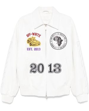 Off-White c/o Virgil Abloh Rhino スタジアムジャンパー - ホワイト