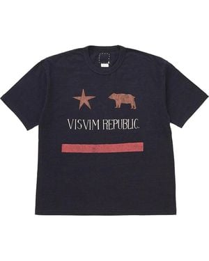 Visvim Star-Bear Republic T-Shirt - Blau
