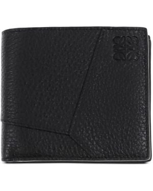 Loewe Puzzle Edge Bifold Wallet - Black