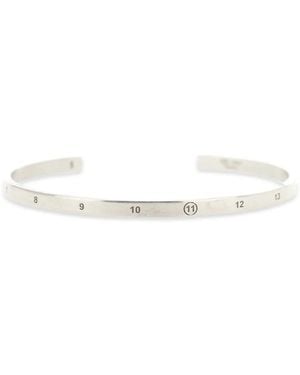 Maison Margiela Numeric Logo-Engraved Bracelet - White
