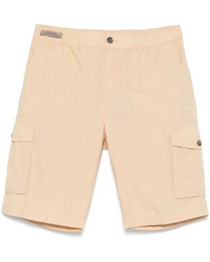 Paul & Shark Cotton Cargo Shorts - Natural