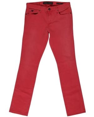 Guess Pantalon À Patch Logo - Red