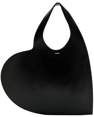 Coperni Heart-Shaped Shoulder Bag - Black
