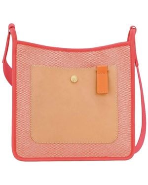 Longchamp S Le Foulonné Crossbody Bag - Pink