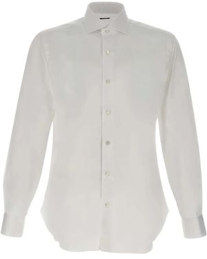 Barba Napoli Cotton Shirt - White