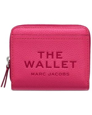 Marc Jacobs Zip-Around Leather Wallet - Pink