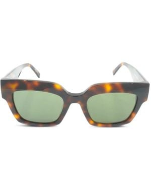 MCM Tortoiseshell Square-Frame Sunglasses - Green