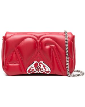 McQueen Borsa A Spalla The Seal Piccola - Rosso
