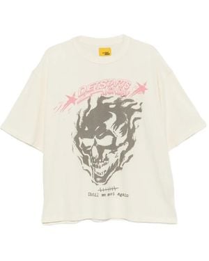 DIET STARTS MONDAY Graphic-Print T-Shirt - White