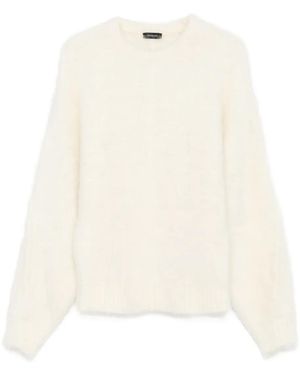 Mugler Balloon-Sleeve Jumper - Natural
