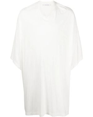 Julius T-Shirt Con Maniche A Spalla Bassa - Bianco
