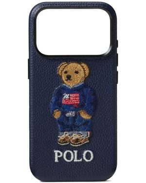 Polo Ralph Lauren ベア スマホケース - ブルー