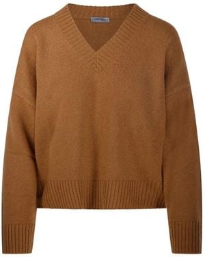 Be You Pullover Mit V-Ausschnitt - Braun