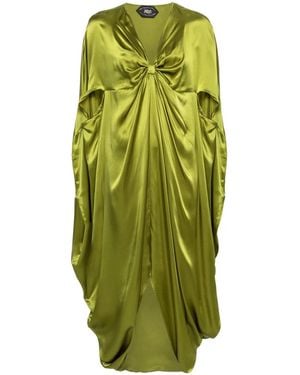 Taller Marmo Azores Silk-Satin Dress - Green
