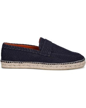 Missoni Chevron Slip-On Espadrilles - Blue