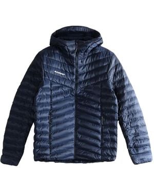 Mammut Veste Matelassée À Capuche - Bleu