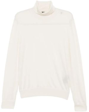Tom Ford Roll-neck knitted top - Weiß