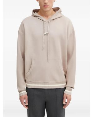 Filling Pieces Logo-Detail Hoodie - Natural