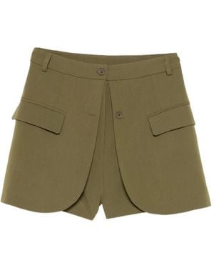 Imperial Layered panel shorts - Grün