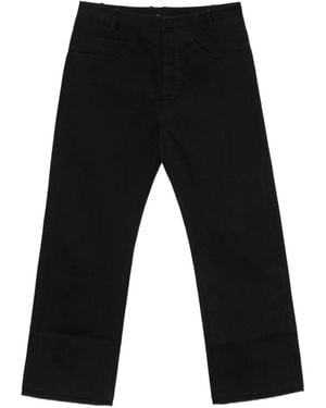 Label Under Construction Straight-Leg Trousers - Black