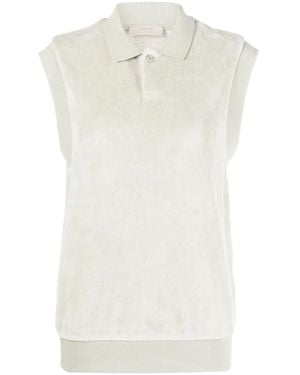 Fear Of God Sleeveless Polo Top - White