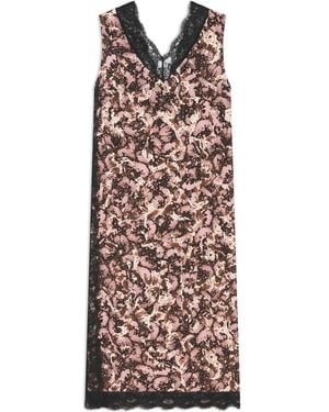 Dries Van Noten Printed Dress - Brown
