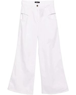 BLAKLACE Open-Pocket Trousers - White