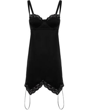 SEEN USERS Top Picasso Con Ribete De Encaje - Negro