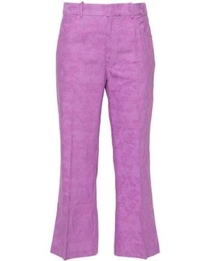 Rodebjer Pantalon Miso À Rayures - Violet