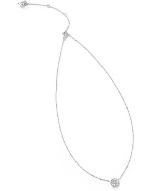 Guess Butterfly Crystal-Embellished Necklace - White