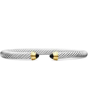 David Yurman 14Kt And Sterling Classic Cable Bracelet (5Mm) - Multicolour