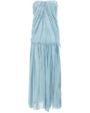 THE GARMENT Drapiertes Midikleid - Blau
