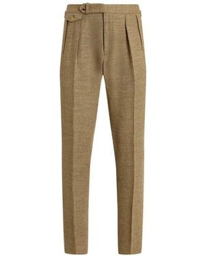 Polo Ralph Lauren Pleated Trousers - Natural