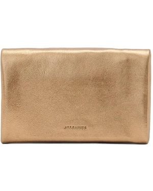 AllSaints Harluna Zip-Up Wallet - Natural