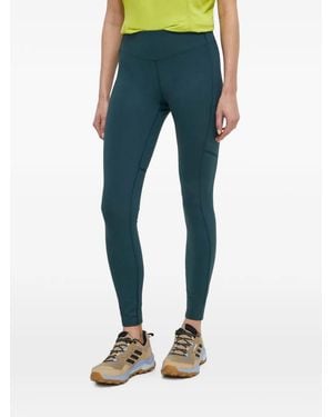 MONTANÉ Ineo Lite Logo-Patch Leggings - Blue