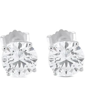 LB Exclusive Ohrstecker Mit Diamant - Weiß