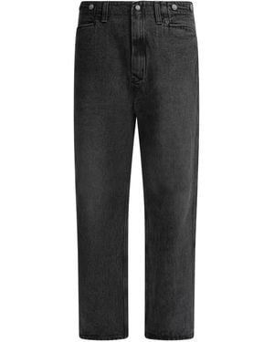 Needles Button Patch Jeans - Black