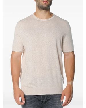 Ted Baker Curran Roll-Edge T-Shirt - White