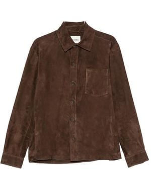 Arma Dino Suede Jacket - Brown