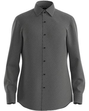 BOSS Long-Sleeves Patterned Shirt - Grey
