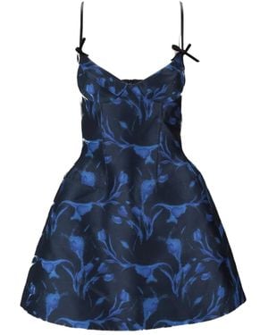 ShuShu/Tong コルセットドレス - ブルー