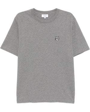 Maison Kitsuné Fox Head Comfort Tee-Shirt - Grey