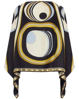 La DoubleJ Fourlard Asymmetric Blouse - Black