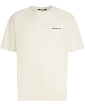 KARL LAGERFELD Rue St-Guillaume Relaxed T-Shirt - White