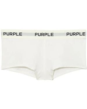 Purple Brand ロゴ ボクサーパンツ - ナチュラル