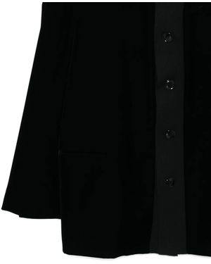 Giorgio Armani Single-Breasted Jacket - Black