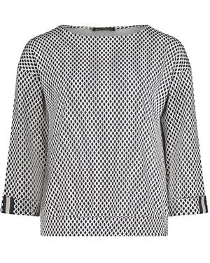 Betty Barclay Pullover Mit Geometrischem Muster - Grau
