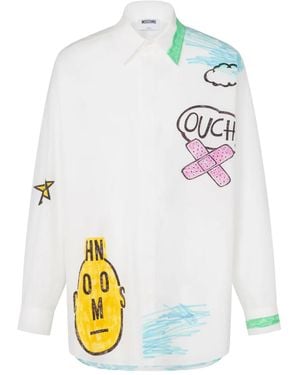 Moschino Graphic-Print Shirt - White