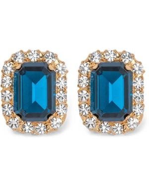 Jennifer Behr Boucles D'Oreilles Diana À Ornements En Cristal - Bleu