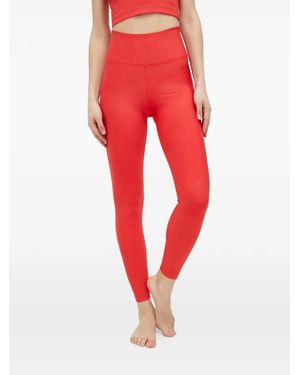Casall High-Waisted Performance Leggings - Red